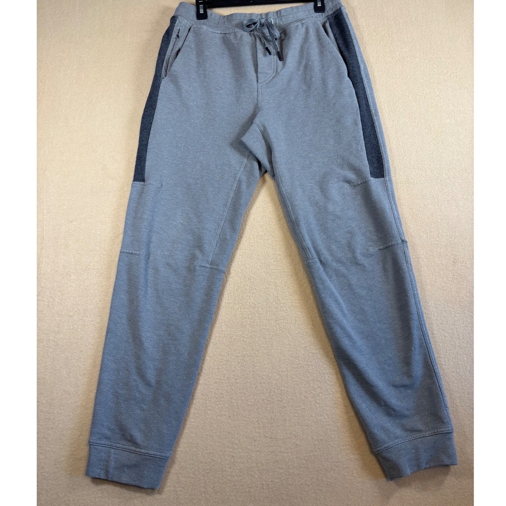 Lululemon Mens City Sweat Jogger Heathered Grey French Terry Pants Size L